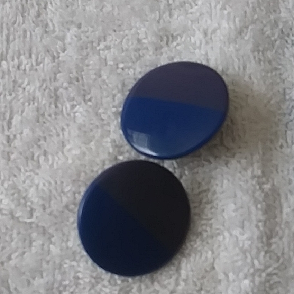 Not Rated Blue and Black Earrings